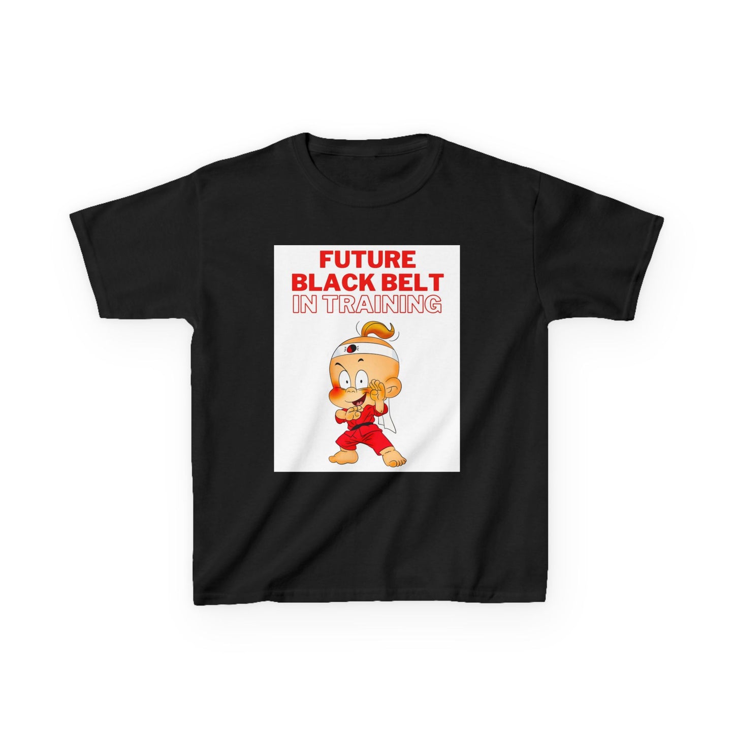 Kids T-Shirt Future Black Belt in Training Logo Tee