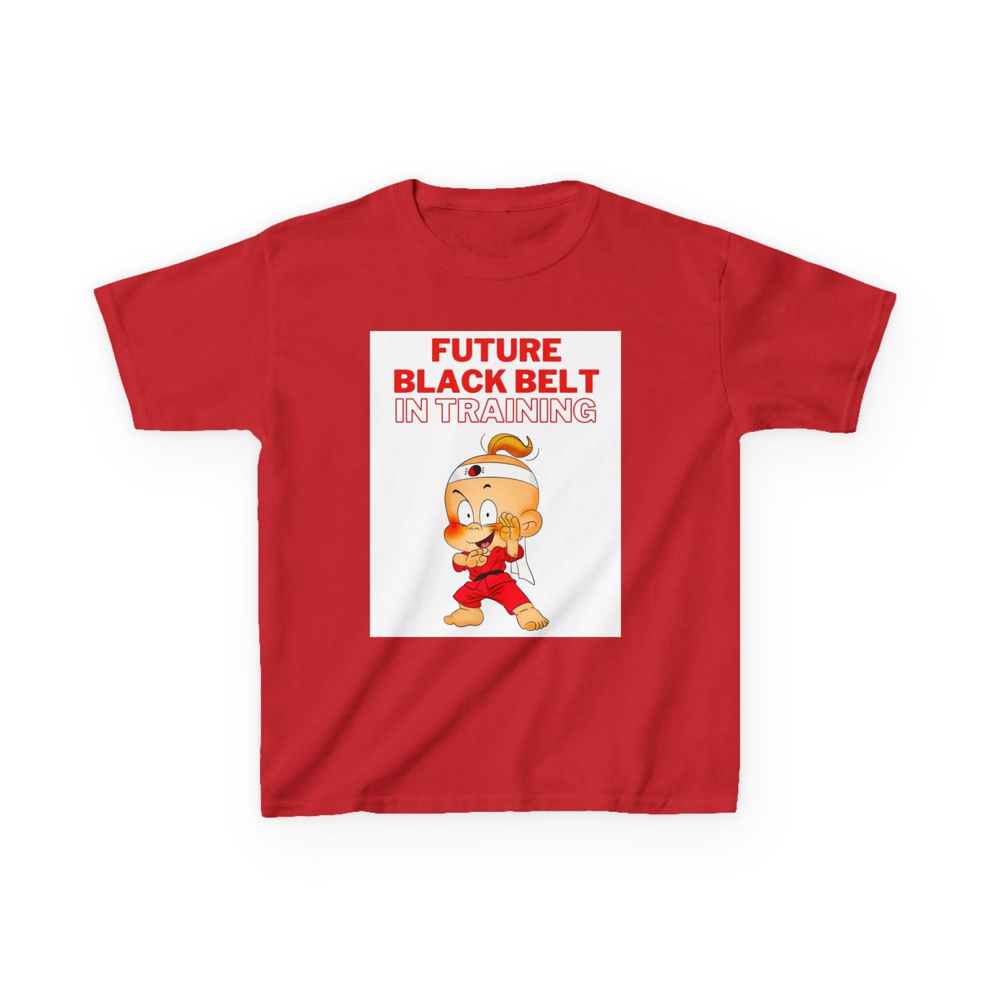Kids T-Shirt Future Black Belt in Training Logo Tee