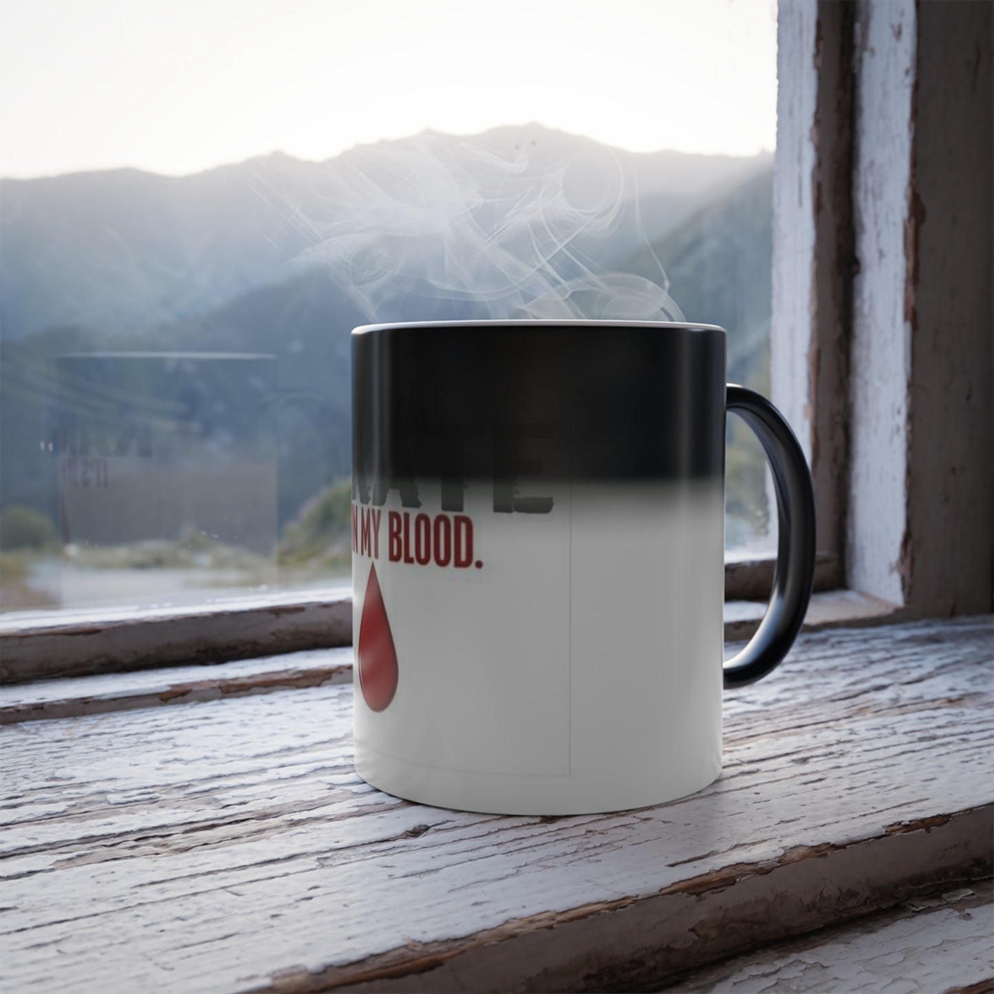 Mug Karate is in my Blood Color Morphing 11oz