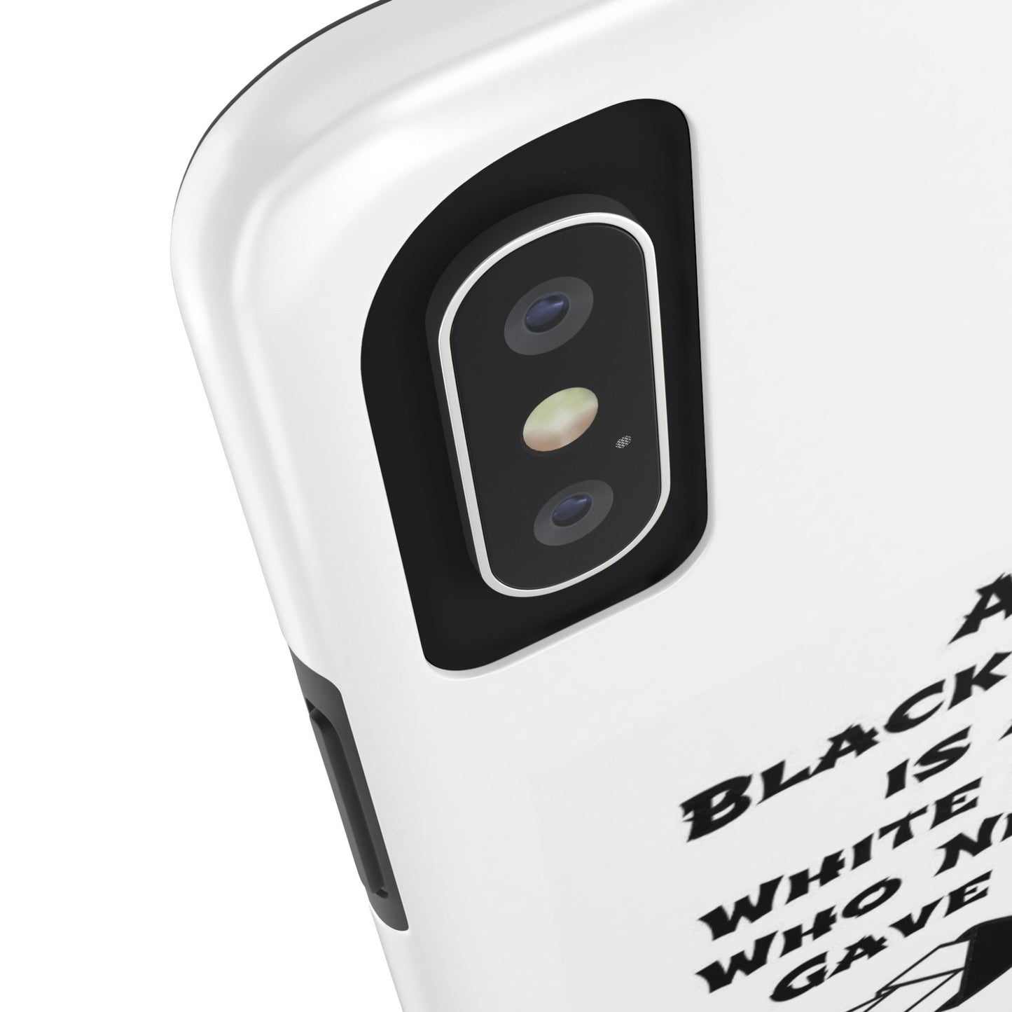 Phone Cases - Black Belt Never Gave Up Quote Design