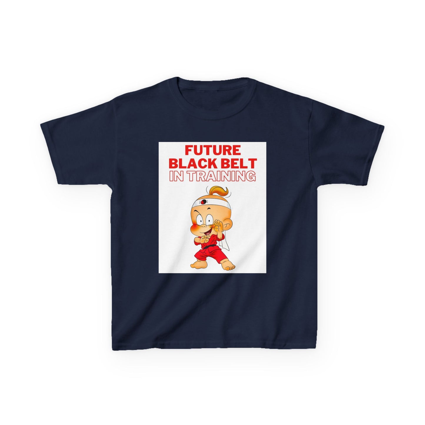 Kids T-Shirt Future Black Belt in Training Logo Tee